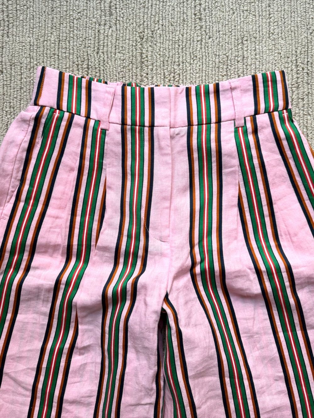 BODEN Darling Candy-Stripe Wide Leg Kennsington Trouser Pants Sz 4 NWT $220!! - Picture 6 of 8